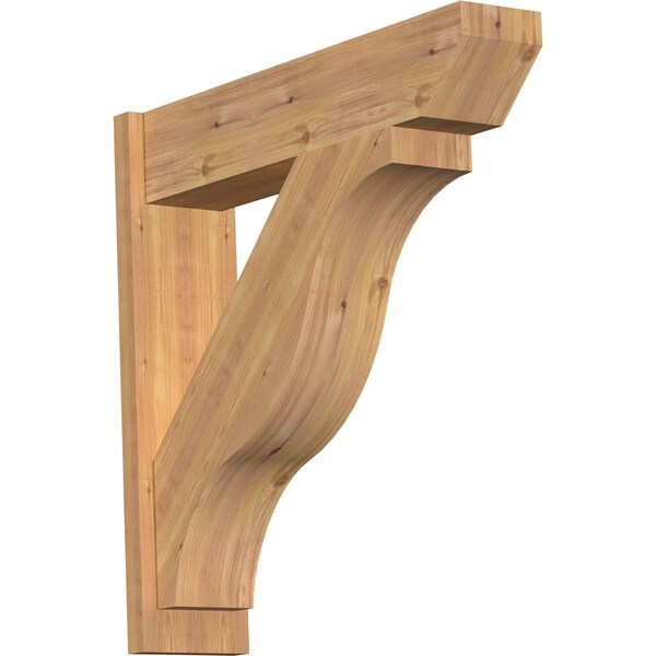 Ekena Millwork Funston Slat Smooth Outlooker, Western Red Cedar, 7 1/2"W x 32"D x 32"H OUT08X32X32FST06SWR - main